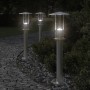 Lámparas de suelo de exterior 3 unidades acero inoxidable 60 cm de , Iluminación de exterior - Ref: Foro24-4006350, Precio: 9...