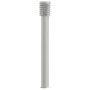 Lámpara de suelo de exterior acero inoxidable plateado 110 cm de , Iluminación de exterior - Ref: Foro24-4006359, Precio: 55,...