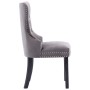Sillas de comedor 6 unidades terciopelo gris de vidaXL, Sillas de comedor - Ref: Foro24-3055874, Precio: 1,00 €, Descuento: %