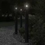 Lámpara de suelo de exterior con sensor acero negro 110 cm de , Iluminación de exterior - Ref: Foro24-4006371, Precio: 57,91 ...