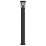 Lámpara de suelo de exterior con sensor acero negro 110 cm de , Iluminación de exterior - Ref: Foro24-4006371, Precio: 57,91 ...