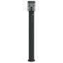 Lámpara de suelo de exterior con sensor acero negro 110 cm de , Iluminación de exterior - Ref: Foro24-4006371, Precio: 59,18 ...