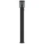 Lámpara de suelo de exterior con sensor acero negro 110 cm de , Iluminación de exterior - Ref: Foro24-4006371, Precio: 57,91 ...