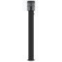 Lámpara de suelo de exterior con sensor acero negro 110 cm de , Iluminación de exterior - Ref: Foro24-4006371, Precio: 59,18 ...