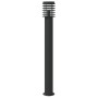 Lámpara de suelo de exterior con sensor acero negro 110 cm de , Iluminación de exterior - Ref: Foro24-4006371, Precio: 59,18 ...