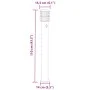 Lámpara de suelo de exterior con sensor acero negro 110 cm de , Iluminación de exterior - Ref: Foro24-4006371, Precio: 57,91 ...
