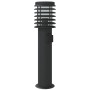 Lámparas de suelo exterior con enchufe 3 uds acero negro 60 cm de , Iluminación de exterior - Ref: Foro24-4006378, Precio: 15...