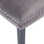 Sillas de comedor 6 unidades terciopelo gris de vidaXL, Sillas de comedor - Ref: Foro24-3055874, Precio: 1,00 €, Descuento: %
