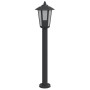 Lámparas de suelo de exterior 3 uds acero inoxidable negro 80cm de , Iluminación de exterior - Ref: Foro24-4006386, Precio: 1...