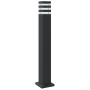 Lámparas suelo exterior con sensor 3 uds aluminio negro 80 cm de , Iluminación de exterior - Ref: Foro24-4006402, Precio: 144...