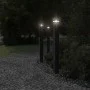 Lámpara de suelo de exterior con enchufe aluminio negro 110 cm de , Iluminación de exterior - Ref: Foro24-4006409, Precio: 68...