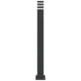 Lámpara de suelo de exterior con enchufe aluminio negro 110 cm de , Iluminación de exterior - Ref: Foro24-4006409, Precio: 68...