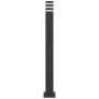 Lámpara de suelo de exterior con enchufe aluminio negro 110 cm de , Iluminación de exterior - Ref: Foro24-4006409, Precio: 72...