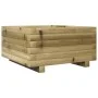 Jardinera de madera de pino impregnada 50x50x26,5 cm de , Maceteros y jardineras - Ref: Foro24-847297, Precio: 72,04 €, Descu...