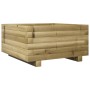 Jardinera de madera de pino impregnada 50x50x26,5 cm de , Maceteros y jardineras - Ref: Foro24-847297, Precio: 75,12 €, Descu...