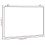 Pizarra magnética aluminio 60x40x1,7 cm de , Paneles de exposición - Ref: Foro24-4005345, Precio: 30,82 €, Descuento: %
