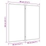 Pizarra magnética plegable aluminio 80x80x1,7 cm de , Paneles de exposición - Ref: Foro24-4005351, Precio: 53,66 €, Descuento: %