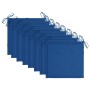 Sillas de jardín 8 uds madera de teca con cojines azul royal de , Sillas de jardín - Ref: Foro24-3072927, Precio: 527,15 €, D...