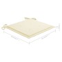 Sillas de jardín 8 uds madera maciza de teca con cojines crema de , Sillas de jardín - Ref: Foro24-3072919, Precio: 504,86 €,...