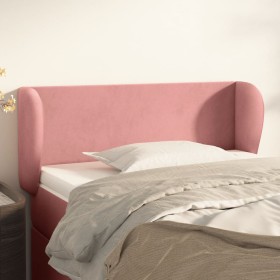 Cabecero de terciopelo rosa 103x23x78/88 cm de , Cabeceros y pies de cama - Ref: Foro24-3116911, Precio: 44,62 €, Descuento: %