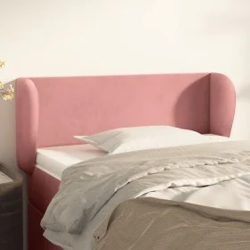 Cabecero de terciopelo rosa 103x23x78/88 cm de , Cabeceros y pies de cama - Ref: Foro24-3116911, Precio: 45,27 €, Descuento: %