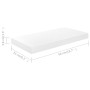 Estante flotante de pared 4 uds MDF blanco brillo 50x23x3,8 cm de vidaXL, Estantes y estanterías - Ref: Foro24-323747, Precio...