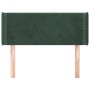 Cabecero de terciopelo verde oscuro 93x16x78/88 cm de , Cabeceros y pies de cama - Ref: Foro24-3118667, Precio: 45,11 €, Desc...