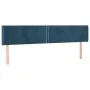Dunkelblauer Samtkopfteil 163x16x78/88 cm von , Kopf- und Fußteile - Ref: Foro24-3118686, Preis: 70,13 €, Rabatt: %