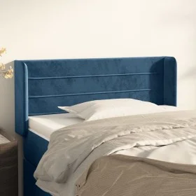 Kopfteil aus dunkelblauem Samt 103x16x78/88 cm von , Kopf- und Fußteile - Ref: Foro24-3118954, Preis: 49,71 €, Rabatt: %
