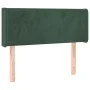 Dark green velvet headboard with LED lights 83x16x78/88 cm by , Headboards and footboards - Ref: Foro24-3122989, Price: 54,87...