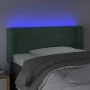 Kopfteil mit LED-Beleuchtung aus dunkelgrünem Samt 83x16x78/88 cm von , Kopf- und Fußteile - Ref: Foro24-3122989, Preis: 54,8...