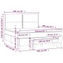 Cama box spring con colchón cuero sintético negro 160x200 cm de , Camas y somieres - Ref: Foro24-3137611, Precio: 617,31 €, D...