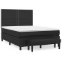Cama box spring con colchón cuero sintético negro 140x200cm de , Camas y somieres - Ref: Foro24-3137605, Precio: 526,81 €, De...