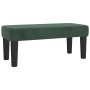 Cama box spring con colchón terciopelo verde oscuro 90x190 cm de , Camas y somieres - Ref: Foro24-3137698, Precio: 359,45 €, ...