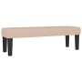 Cama box spring con colchón cuero sintético capuchino 140x200cm de , Camas y somieres - Ref: Foro24-3137670, Precio: 545,77 €...