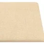 Wall panels 12 units fabric cream color 90x15 cm 1.62 m² by , Wall covering - Ref: Foro24-343872, Price: 49,62 €, Discount: %
