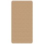 Alfombra de yute con reverso de latex color natural 80x160 cm en Alfombras | Comprar online en Foru.es