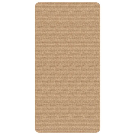 Alfombra de yute con reverso de latex color natural 80x160 cm en Alfombras | Comprar online en Foru.es