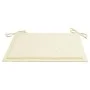 Sillas de jardín 4 uds madera teca con cojines color crema de , Sillas de jardín - Ref: Foro24-3065619, Precio: 349,91 €, Des...