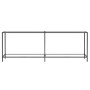 Mesa consola vidrio templado transparente 220x35x75,5 cm de , Mesas auxiliares - Ref: Foro24-331710, Precio: 132,97 €, Descue...