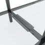 Mesa consola vidrio templado transparente 220x35x75,5 cm de , Mesas auxiliares - Ref: Foro24-331710, Precio: 130,41 €, Descue...