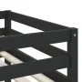 High bed for children with pink pine wood curtains 90x200 cm by , Beds and slatted bases - Ref: Foro24-3283825, Price: 192,28...