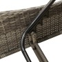 Tumbona con cojín ratán sintético gris 60x205x73 cm de , Tumbonas - Ref: Foro24-368280, Precio: 159,65 €, Descuento: %