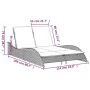 Tumbona con cojines ratán sintético gris 114x205x73 cm de , Tumbonas - Ref: Foro24-368289, Precio: 293,24 €, Descuento: %