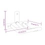 Soporte de bridas de pared de hierro negro de , Accesorios para riendas de caballos - Ref: Foro24-172452, Precio: 11,29 €, De...