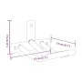 Soporte de bridas de pared de hierro negro de , Accesorios para riendas de caballos - Ref: Foro24-172452, Precio: 11,11 €, De...