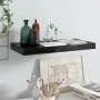 Estante flotante de pared negro brillante MDF 50x23x3,8 cm de vidaXL, Estantes y estanterías - Ref: Foro24-323766, Precio: 19...