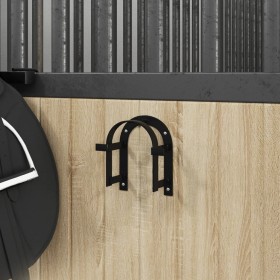 Soporte de bridas de pared de hierro negro de , Accesorios para riendas de caballos - Ref: Foro24-172450, Precio: 10,81 €, De...