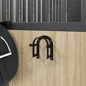 Soporte de bridas de pared de hierro negro de , Accesorios para riendas de caballos - Ref: Foro24-172450, Precio: 12,43 €, De...