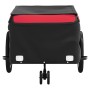 Remolque para bicicleta hierro negro y rojo 45 kg de , Remolques para bicicletas - Ref: Foro24-94104, Precio: 91,81 €, Descue...